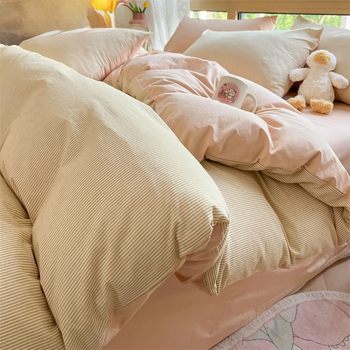 Pure Cotton Quilt Cover Single Piece All-Cotton Quilt Cover Student Dormitory Single-Person Quilt Cover 150*200 Quilt Cover