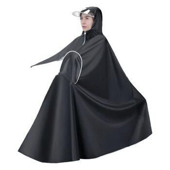 Raincoat electric car motorcycle adult outdoor riding thickened lengthened battery car Oxford cloth long poncho wholesale