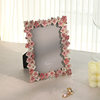 European-style Light Luxury Diamond-encrusted Photo Frame Table 6-inch French Flower High-end Romantic Creative Wedding Photo Frame