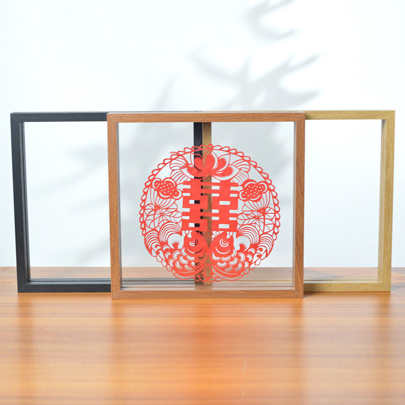 6 inch photo frame table high sense double-sided transparent display photo frame creative diy handmade window grilles framed photo frame wholesale