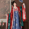 Original Hanfu Women's Adult Large Size Restoration Style Tang Style Qi Chest Skirt Daily Fairy Style Summer Ancient Costume Set