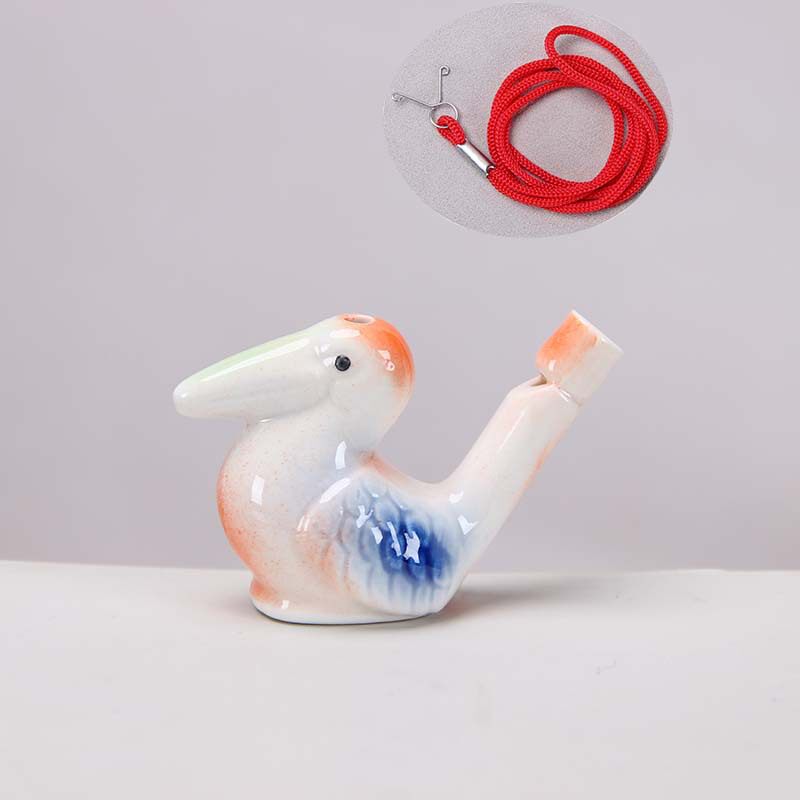 陶瓷工艺品12557水鸟口哨 儿童音乐陶笛 旅游景区热销工艺品哨子