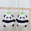 Internet Celebrant Cute Panda Pendant Plush Toy Doll Little Panda Bag Pendant Keychain Doll Wholesale