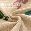 Cross-border line blanket picnic blanket flowers flower line blanket wholesale tapestry blanket jacquard woven blanket sofa towel