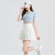 high quality White Pleated Skirt Women's Summer 2025 New A- line JK Skirt High-end Slim Look Small Skirt