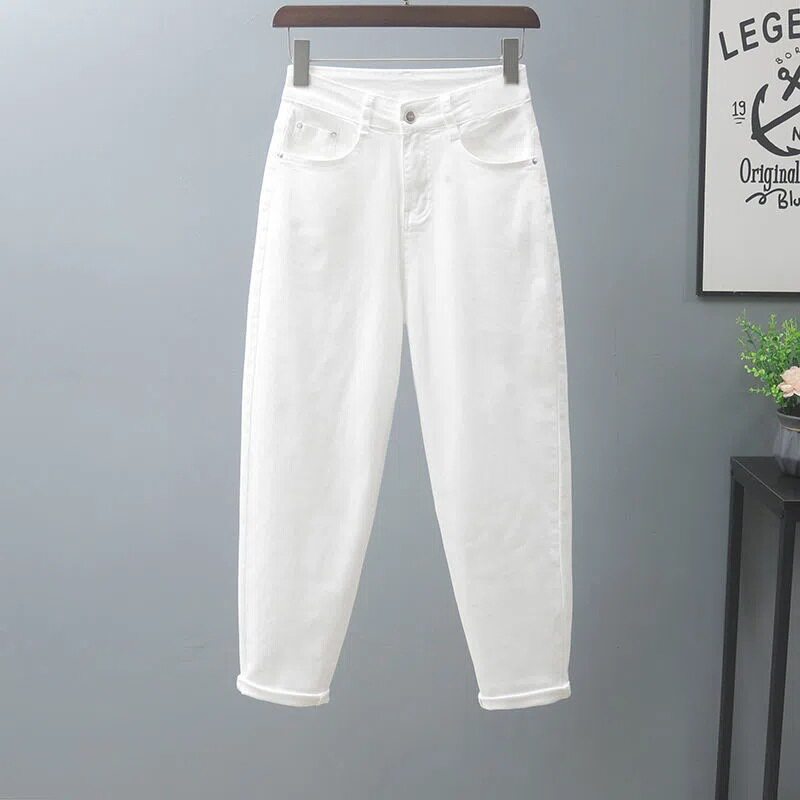 Womens Loose Harem Jeans Spring Collection Korean Style Versatile Casual Cropped Length Wholesale Available