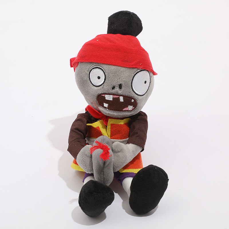 热销全套植物人大战臭僵尸毛绒玩具游戏周边公仔儿童生日礼物毛绒