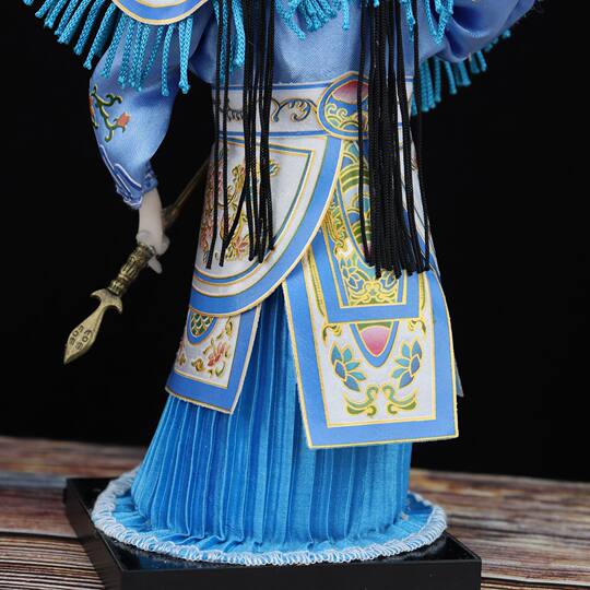 Beijing Opera 9 Inch Doll Opera Silk Doll Chinese Characteristics Folk Crafts Ornaments Gifts for Going Abroad