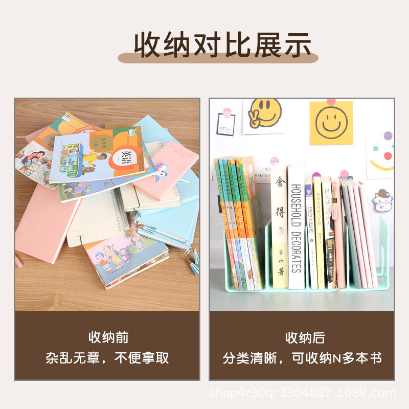 Book Stand Desktop Storage Fixed Book Book Stand Bookshelf Storage Rack Plastic Storage Rack Table Reading Rack Book