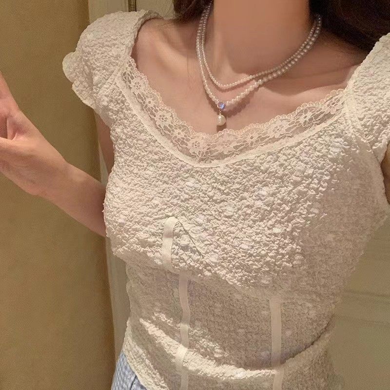 French Retro Pearl Double-Layer Necklace Millet Bead Accessories Women's High-End Accessible Luxury Niche Clavicle Chain Choker