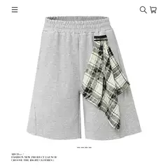 Baggy Detachable Square Towel Sweatpants Unisex Trendy Loose Gray Sports Shorts Summer Casual Knee-Length Shorts