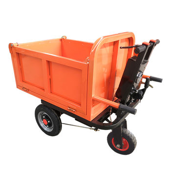 Engineering Electric Hand-propelled Ash Duct Truck for Sand Farming and Dung Feeding Truck Small Agricultural Three-wheeled Dumper Truck