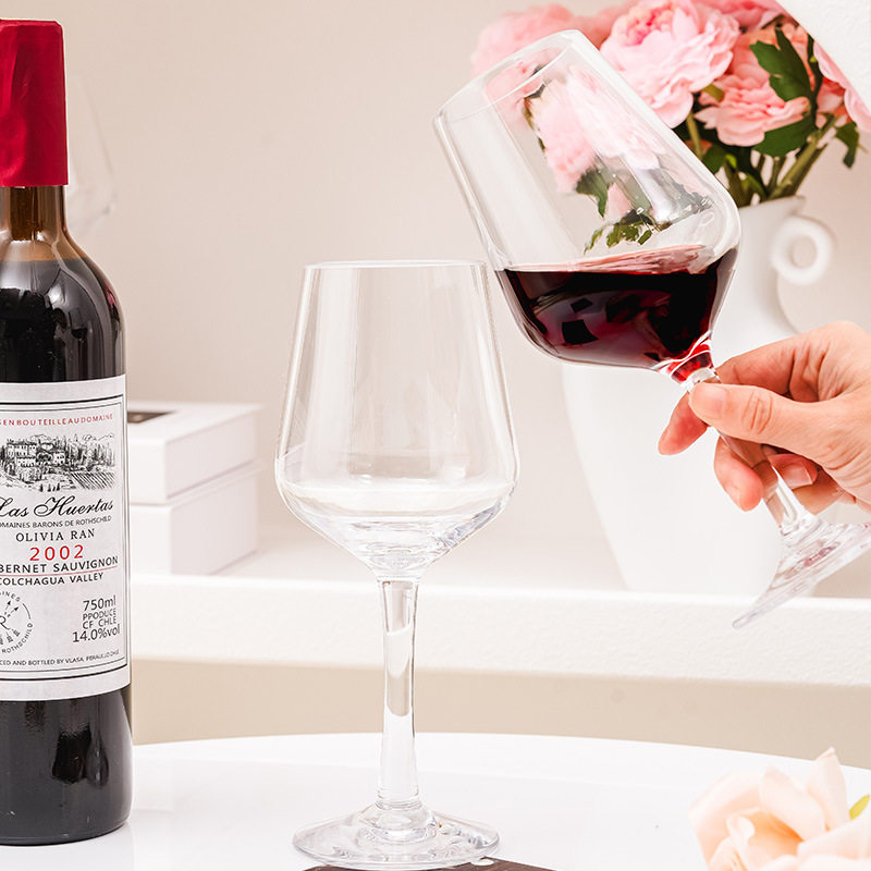 Pc Acrylic Red Wine Glass Bar Plastic Goblet Transparent Anti-Fall Wine Glass Champagne Glass Red Wine Glass Wholesale