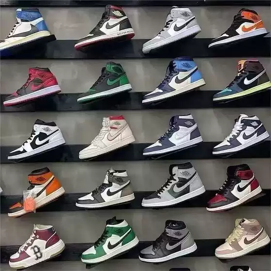 Wholesale Original AJ1 High Top Black Obsidian Smoke Gray Basketball Shoes Unisex Skate Shoes Couple's Fashion Sneakers Top-Grain Leather