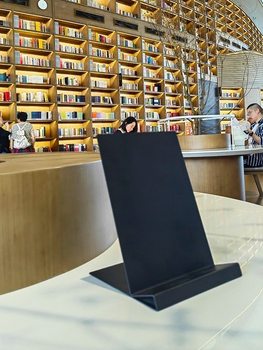 Book Holder, Iron Library Display Stand, Bookstore Display Props, Other Classmates' Christmas Housewarming