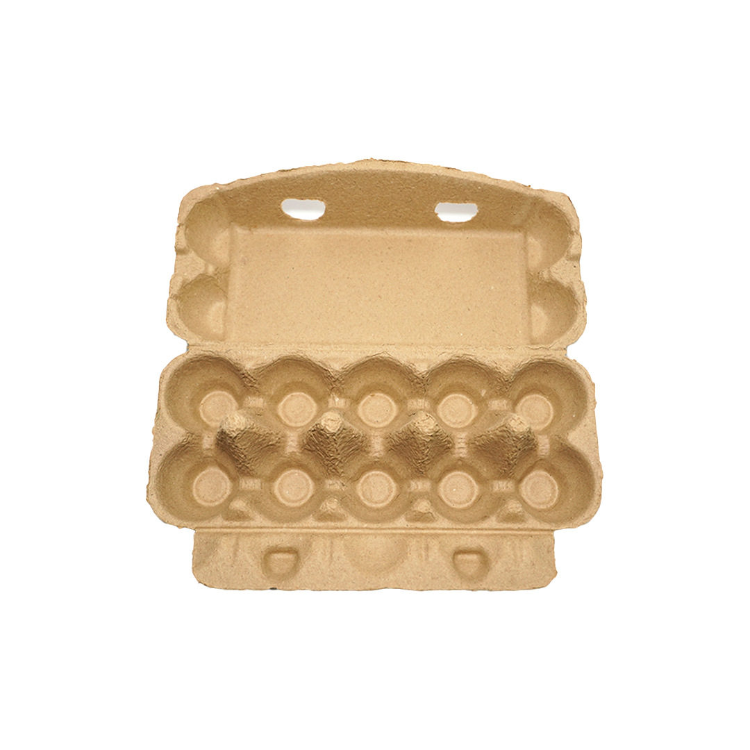 Biodegradable Thickened Pulp Egg Trays, Various Styles of Egg Packaging Liners Made of Sugarcane Pulp, Environmentally Friendly and Earthquake-Resistant