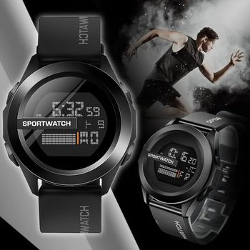 Electronic Watch Trendy Youth Watch Children's Student Watch Waterproof Luminous Sports Non-Mechanical Watch Men's Watch Large Dial