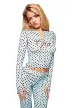 Blue polka dot jacket