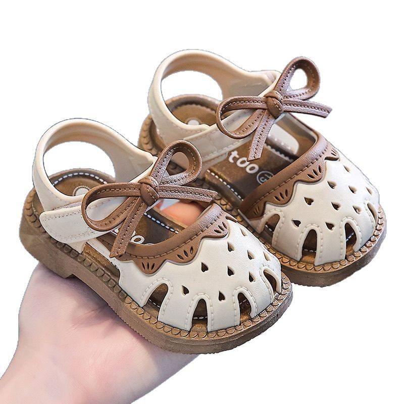 Girls' Sandals Summer Girls' Plastic Anti-urine Soft Sole Non-slip Small and Medium-sized Children's Baby Sandals 01-2-3 Years Old