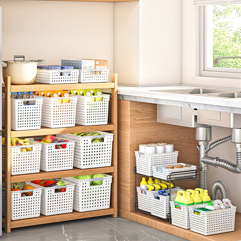 Desktop Storage Basket Sundries Storage Box Kindergarten Toy Storage Basket Book Snack Cabinet Storage Basket