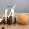 High Borosilicate Glass Sealed Jar Cork Storage Jar Grain Storage Jar Creative Transparent Glass Tea Jar