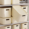 Cream Air Storage Box Desktop with Lid Storage Box Sundries Organiser Wardrobe Clothes Storage Box Toy Storage Box