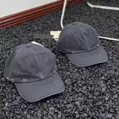 Heavy-Duty Distressed P1E X O@K Collaboration Model, Washed and Vintage-Style High Street Baseball Cap, Sunshade Cap, Trendy
