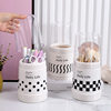 Colorless Chopsticks Holder Light Luxury Creative Wave Pattern Chopsticks Cage Simple Stripe Draining Chopsticks Box Ins Storage Rack