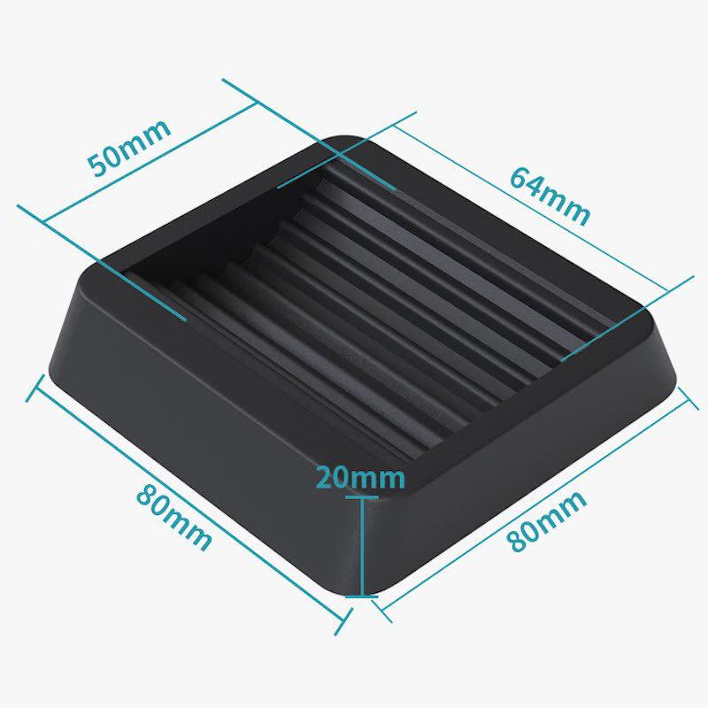 万向轮固定垫滑轮固定器轮子固定脚垫电脑配件转椅滚轮防滑垫卡垫