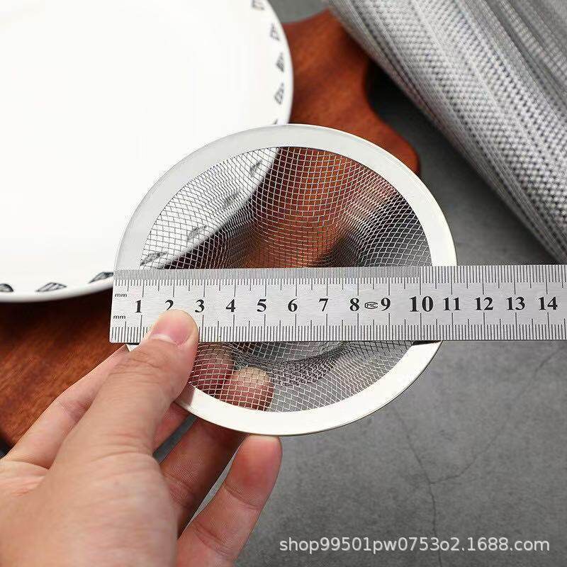 Kitchen Sink Filter Stainless Steel Residue Filter Sewer Anti-Blocking Artifact with Rubber Plug Filter Wholesale