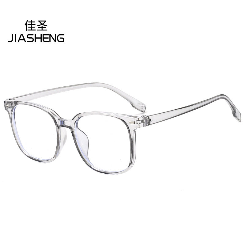 Little Red Book 2023 new glasses anti-blue light beige nail glasses frame square retro all-match street shot plain glasses in stock