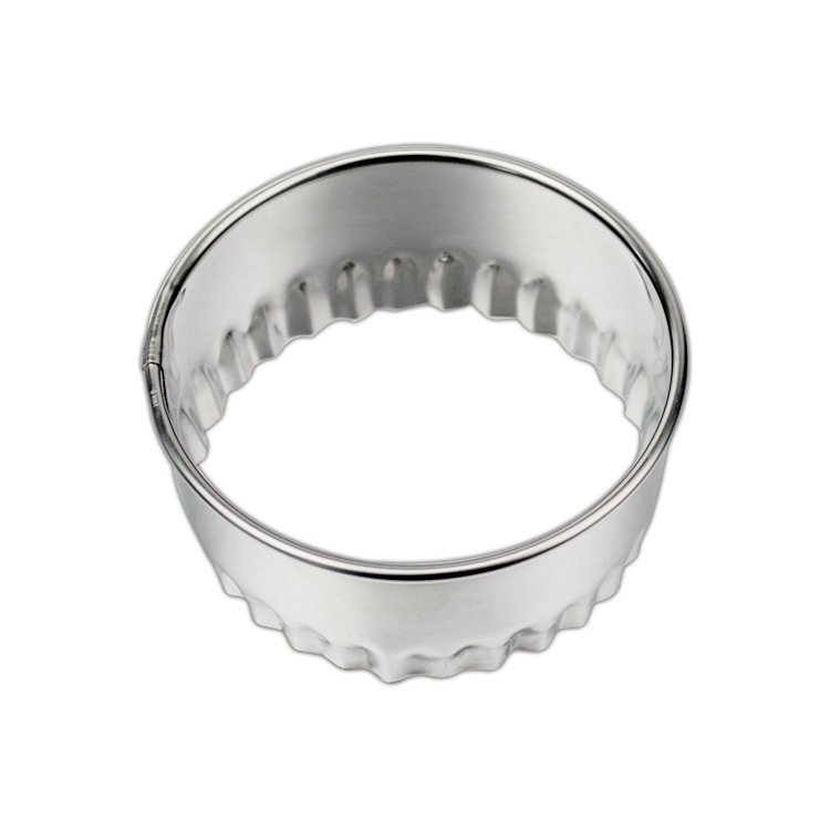 Stainless Steel Round Cookie Mold Dumpling Filling Three-Piece Set Dumpling Wrapper Cutting Mold Package Printing Kitchen Gadgets