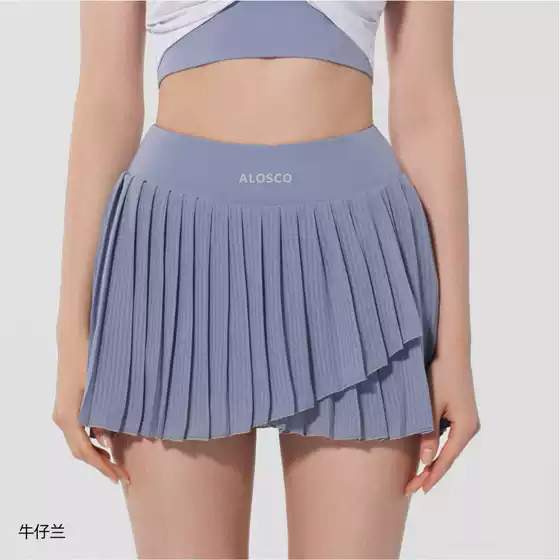 Losco Anti-Exposure Lightweight Pleated Badminton Sports Skirt Running Yoga Breathable Tennis Skirt Outdoor Women's