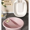 Household Large Washbasin with Washboard Laundry Basin Thickened Large Capacity with Soap Box Non-Slip Dormitory Washboard Basin