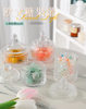 Glass Jewelry Box Candy Jar Cotton Swab Cartridge Case Ashtray Scented Tea Jar Storage Box Storage Jar