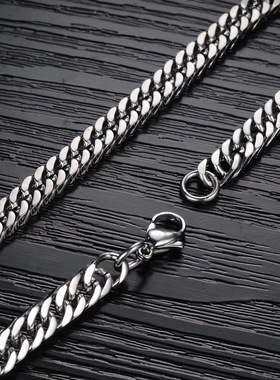双织项链时尚钛钢挂链