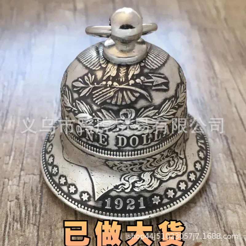 Spot Morgan Silver Dollar - Bell Morgan Silver Dollar Bell Silver coin Bell gift