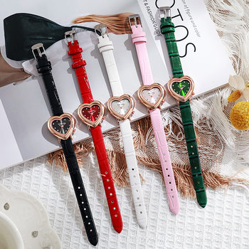 Fine with Mori Style Love Small Dial Watch Women's Ins High-value Student Simple Elegant French Niche Fashion Watch