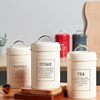 European Retro Style Household Storage Kitchen Tableware Bucket Rice Bucket Flour Bucket Seasoning Jar Rust-Proof Metal Gift