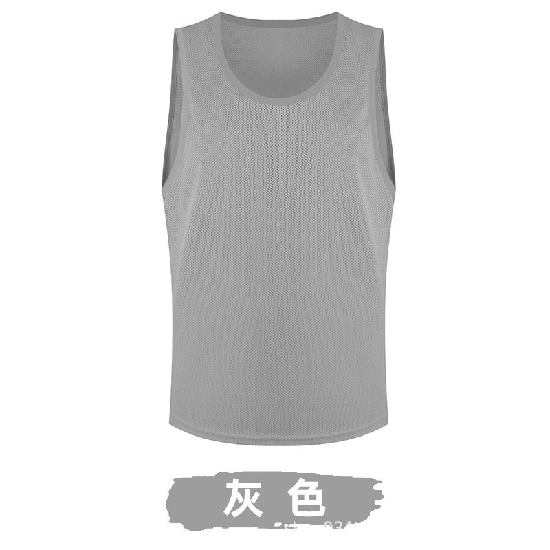 跨境网眼对抗服儿童足球训练背心团建户外拓展活动广告号码服印制