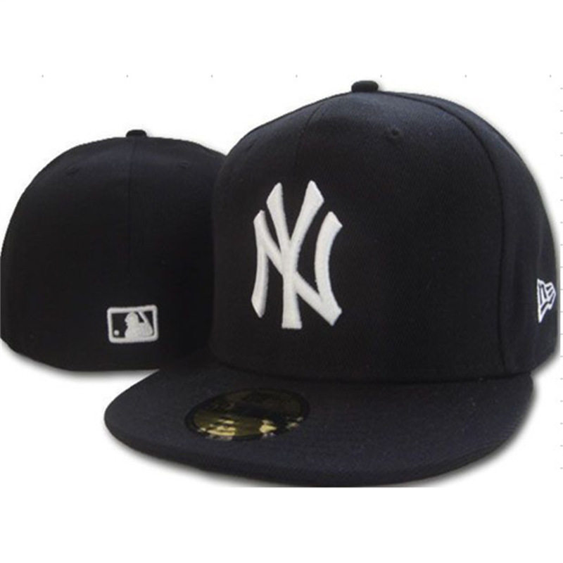 Ins Men's Full Sealed Baseball Cap Non-Adjusting Hat Fully Sealed Hip Street Dance Cap Flat Cap American Size Board Cap