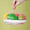Color 100 disposable plastic wrap food grade kitchen tear-free plastic bag shower cap transparent leftovers bowl set