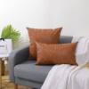 Light Luxury Amazon Home PU Leather Pillow Modern Sofa Pillow Case Waterproof Leather Foreign Trade Pillow Case Wholesale