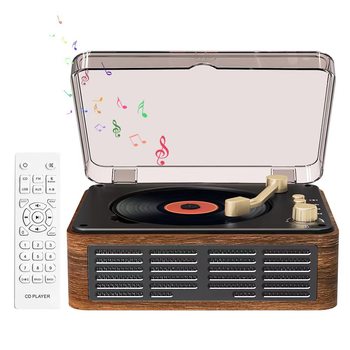 Cross-border multifunctional retro CD player portable bluetooth speaker high fidelity stereo album player