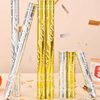 Silver Gold Salute Fireworks Party Atmosphere Wedding Handheld Spray Tube Wedding Atmosphere Props Laser Sequins