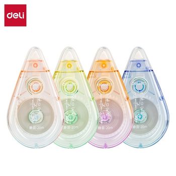 Deli 71543D Correction Tape 20m Noise-Reducing Correction Tape Large Capacity Correction Tape for Students to Correct Mistakes