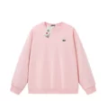 Round neck crocodile pink