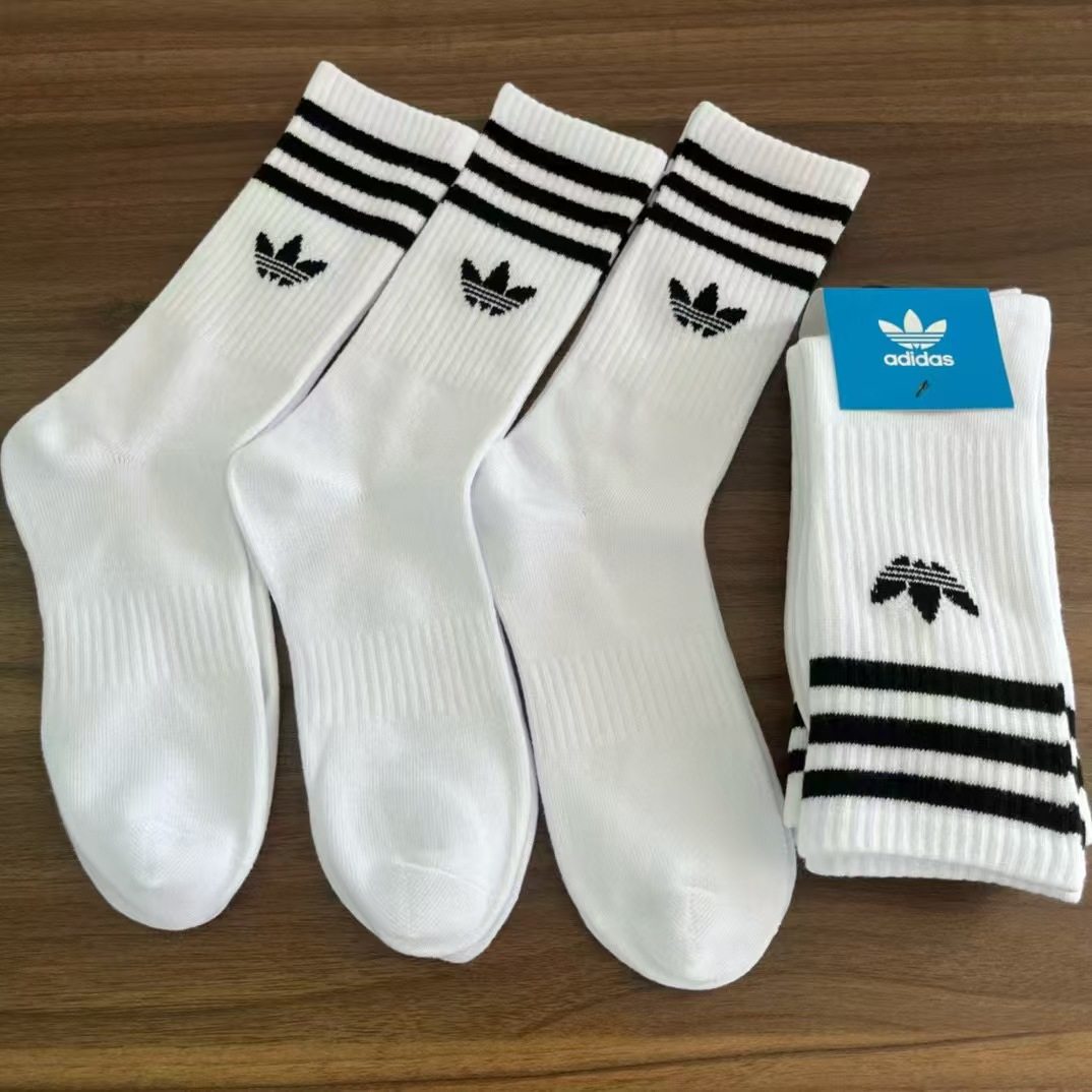 Suwandi SS socks basketball sports socks three grass socks three stripes student socks mid-tube four seasons dance socks