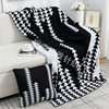 Amazon's Best-Selling Knitted Blanket, Light Luxury Sofa Blanket, Air-Conditioning Blanket, European and American Style Blanket, Office Nap Thread Blanket