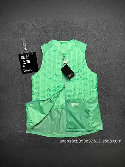 Sports down Vest Training Vest 200g Heavy Jacket Outdoor Clothing Running Outdoor Fitness Windproof for Men and Women